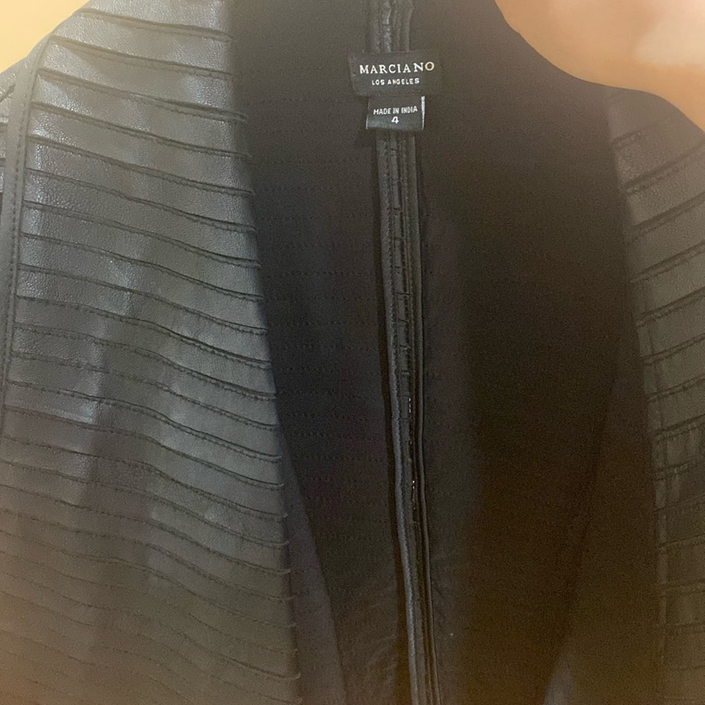 Marciano 100% leather Guess Shayna black leather jacket - Picture 10 of 12